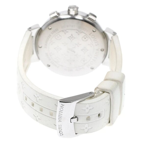 LOUIS VUITTON Tambour Q1321 Chronograph Brown Dial Quartz Boy's Watch - Picture 5 of 8